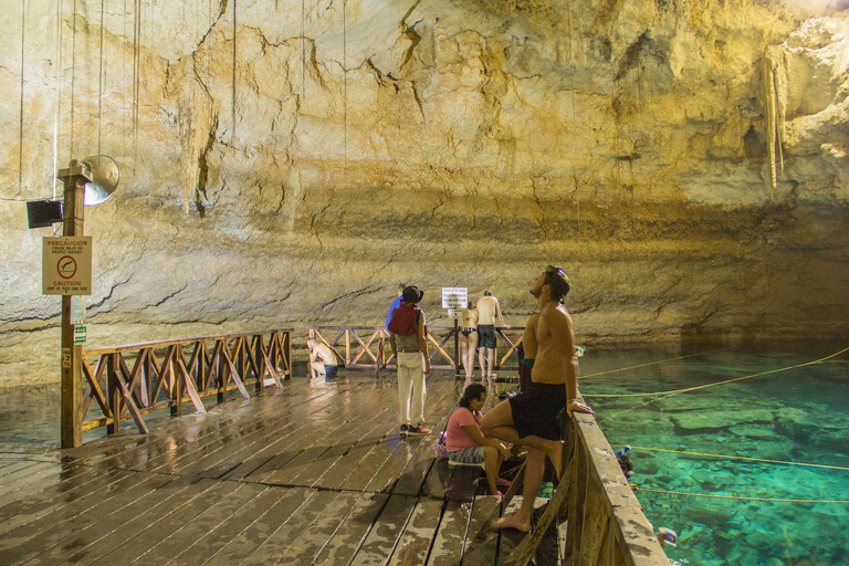 Van Cancun en Riviera Maya: dagtour Tulum, Cobá & cenote