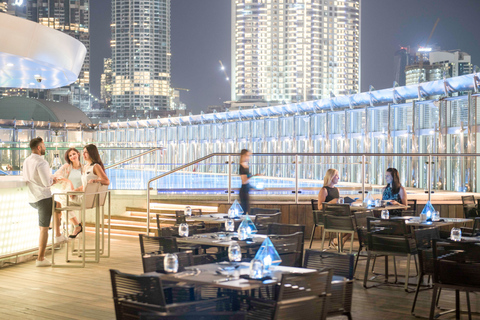 Burj Khalifa 124 & Lunch or Dinner at Rooftop, The Burj Club Burj Khalifa 124 & Lunch or Dinner at the Burj Club Rooftop