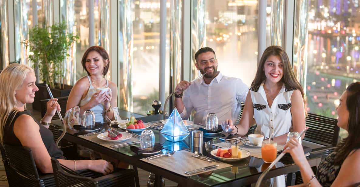Burj Khalifa 124 & Lunch or Dinner at Rooftop, The Burj Club
