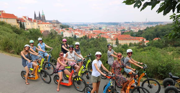 Prague: Tour by Electric Scooter or Cruiser eBike