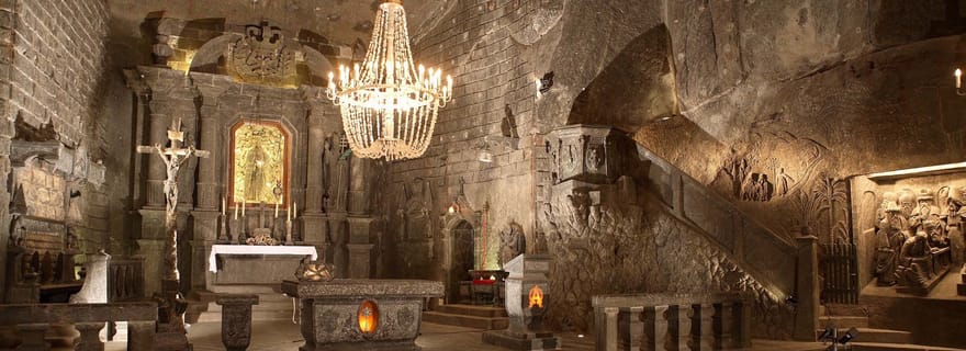 Mine de sel de Wieliczka : billet coupe-file avec guide