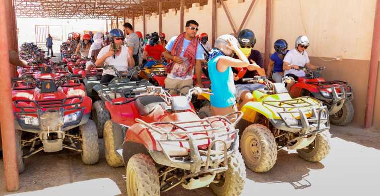 Hurghada: safari di 1 giorno nel Parco del Sahara in quad