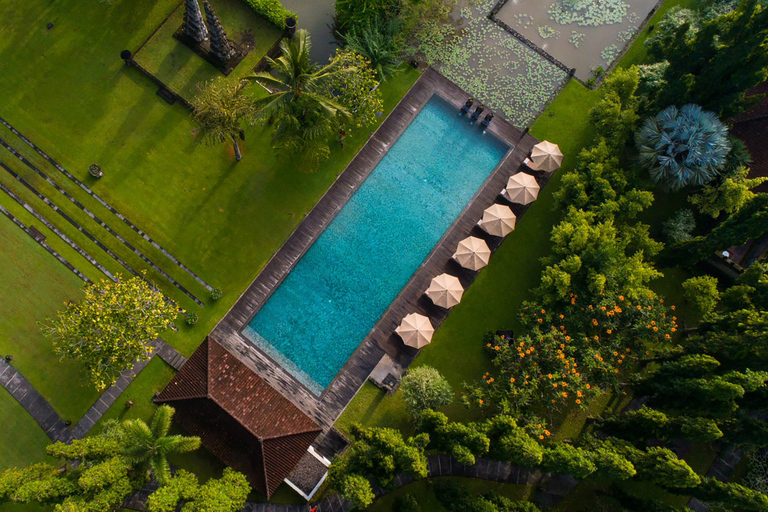 Ubud: Floating Breakfast and Hot Air Balloon Experience Floating Breakfast and Hot Air Balloon Experience