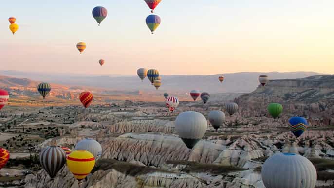 cappadocia hot air balloon sunrise flight