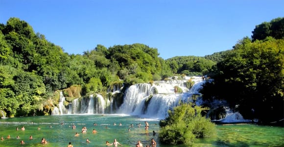 Nationalpark Krka vom Hafen Zadar aus