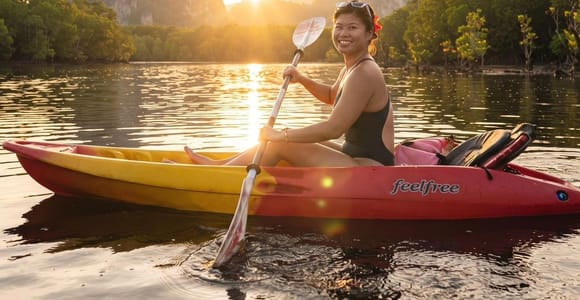 Krabi Sunset Kayaking at Klong Root | Crystal Lagoon