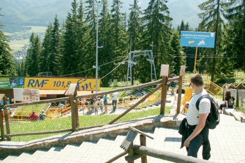 Vanuit Krakau: excursie Zakopane en het TatragebergteKrupowki, Gubalowka, kaas en thermaalbad