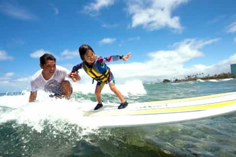 Oahu: Kids Surfing Lesson in Waikiki Beach