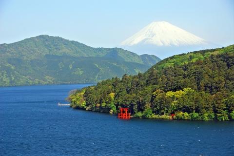 De Tokyo au Mont Fuji : excursion d'une journée et croisière à HakoneExcursion sans déjeuner depuis Matsuya Ginza, retour en bus