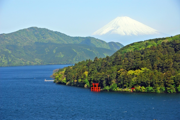 Ab Tokio: Tagestour zum Fuji und nach Hakone mit BootsfahrtTour ohne Mittagessen ab Matsuya Ginza & Rückfahrt per Bus
