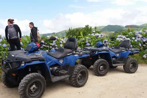 From Ponta Delgada: Full-Day Sete Cidades Quad Tour
