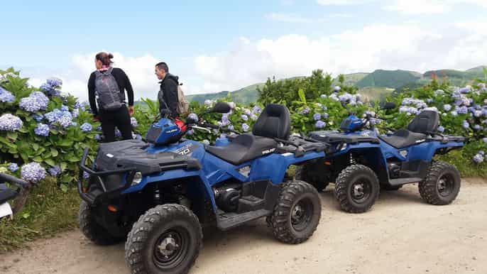 from ponta delgada fullday sete cidades quad tour