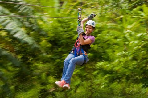 Santa Lúcia: Excursão de adrenalina de aventura na floresta tropical
