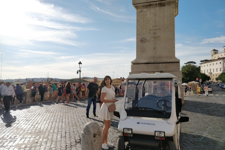 Rome: privégolfkar met gidsRome: privérondleiding met golfkar