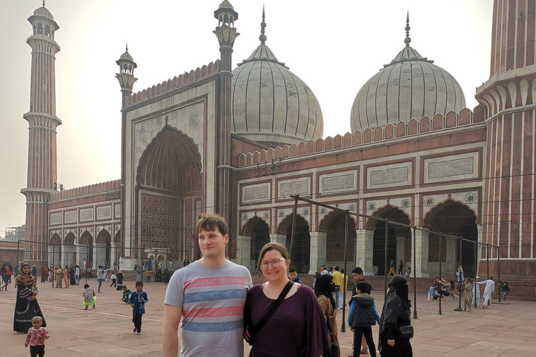 New and Old Delhi: 8-uur durende groepstour met gids