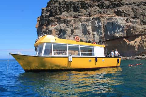 From Puerto de Mogan: Boat and Snorkeling Trip