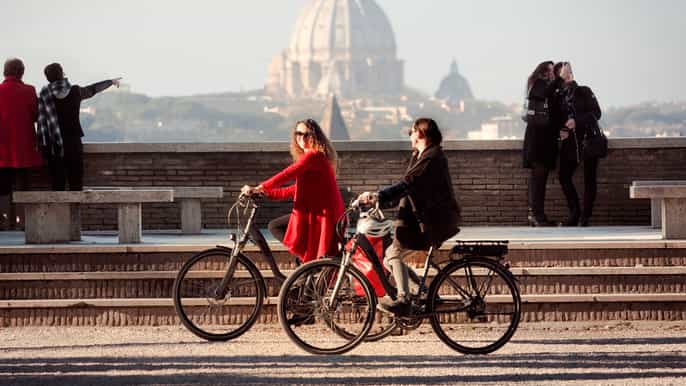 rome halfday panoramic tour by electricassist bicycle