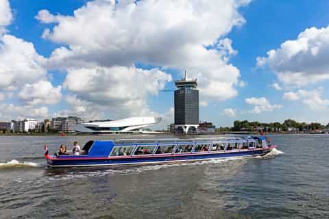 Cruzeiro do Canal de Amsterdã e Bilhete Combinado do Museu Marítimo