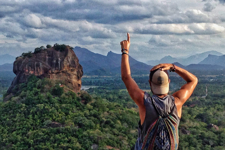 Sigiriya and Pidurangala Rock From Colombo