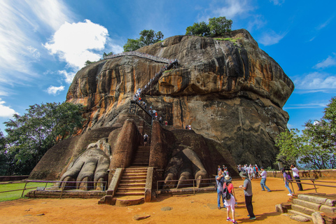 Sigiriya and Pidurangala Rock From Colombo