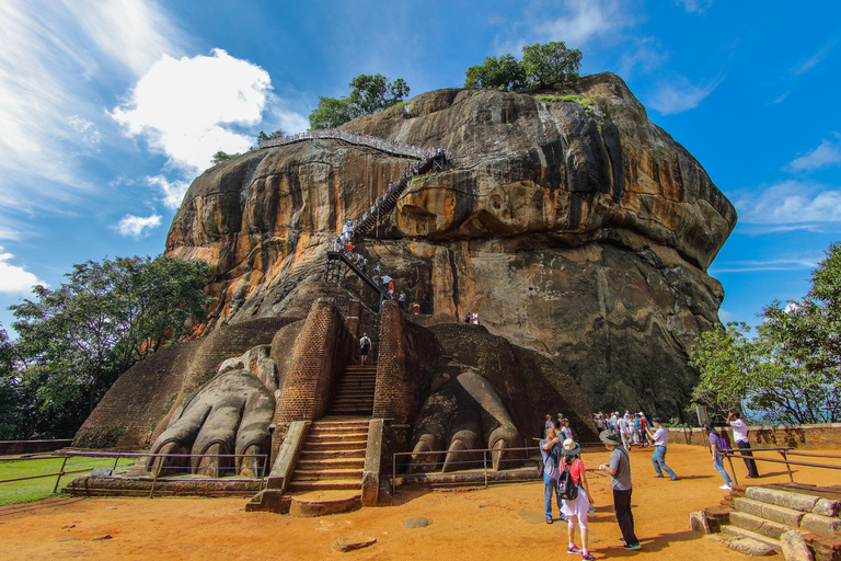 Sigiriya and Pidurangala Rock From Colombo