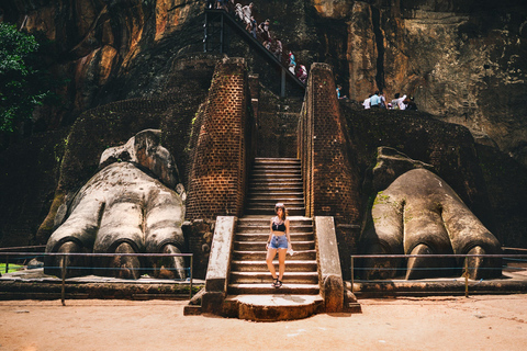 Sigiriya and Pidurangala Rock From Colombo