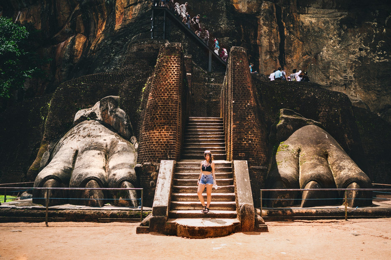 Sigiriya and Pidurangala Rock From Colombo