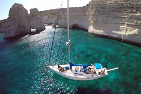 Kleftiko Full-Day Sailing Cruise with Snorkeling & Lunch