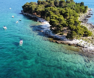 Rovinj: Luxe eilandhoppen met zwemmen en snorkelen