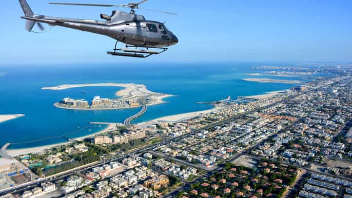 dubaj 22minutowy lot helikopterem