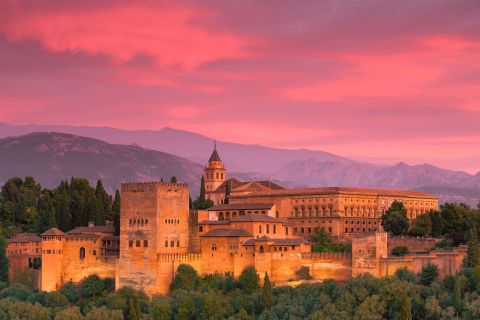 Alhambra, Generalife og Nasrid-paladset: Entré og audioguide