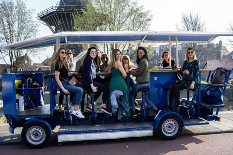 Amsterdam: Dutch Beerbike Blast Tour