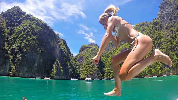 phuket phi phi maya bamboo and maiton island day trip