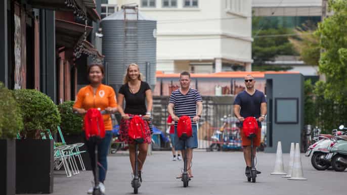 unseen bangkok electrifying escooter guided tour