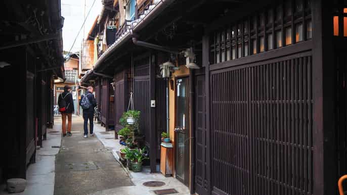 kyoto visite historique de shopping dans le saké le thé vert et le wagashi