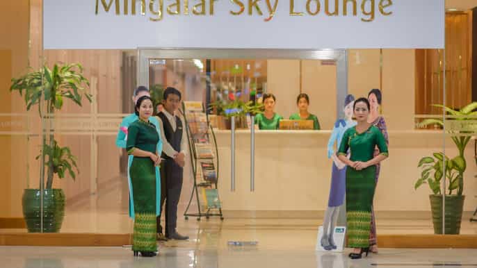 aeroporto internacional de yangon sky lounge