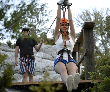 Split: Zip Line Adventure with Optional Transportation