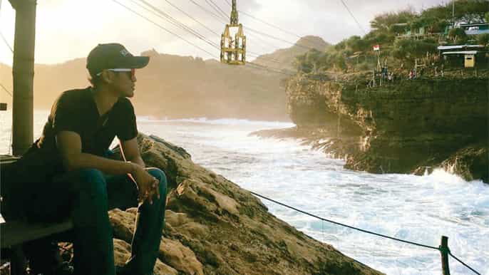 yogyakarta jurang tembelan pine forest and timang beach
