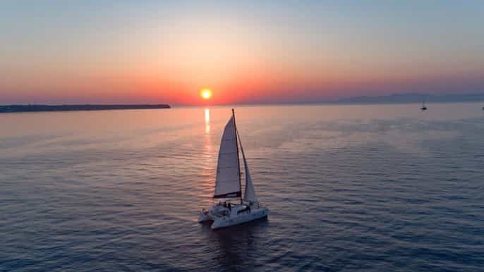 santorini luxury sunset cruise