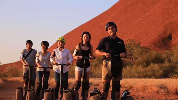 quarter uluru segway and sunset