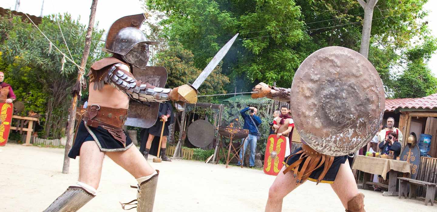 Rom: 2-stündiges Gladiatoren-Training Rom: 2-stündiges Gladiatoren-Training