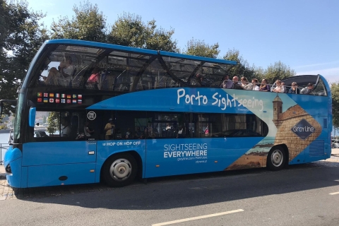 Porto: Hop-on Hop-off Bus with Cruise & Wine Cellar Options 48 Hour Bus and Visit to Port Wine Cellars