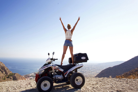 Santorini: Experiencia en quad2 personas en 1 quad