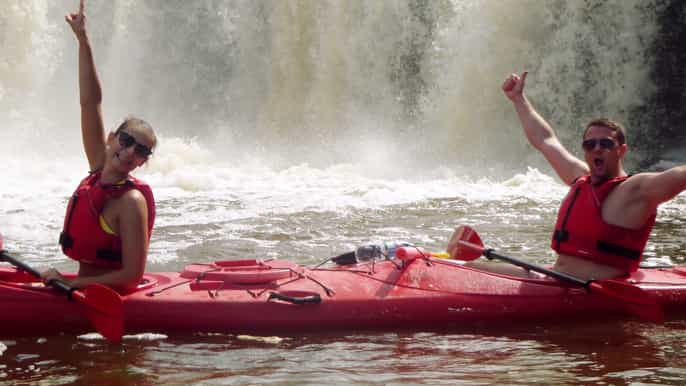 haruru falls 2hour guided kayaking experience