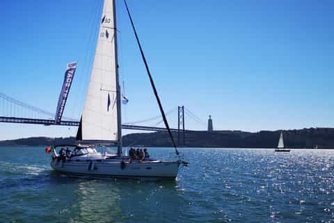 lisbon 2hour river tagus luxury yacht cruise guided tour