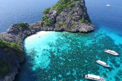 Krabi: Koh Rok & Koh Haa Hidden Snorkeling Tour by Speedboat