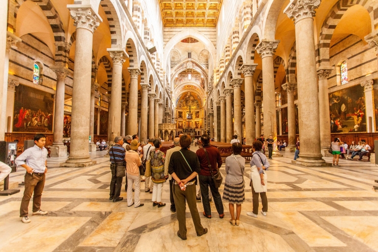 Pisa: Kathedrale Führung, Weinverkostung Schiefer TurmTour auf Englisch ohne Ticket für den Schiefen Turm