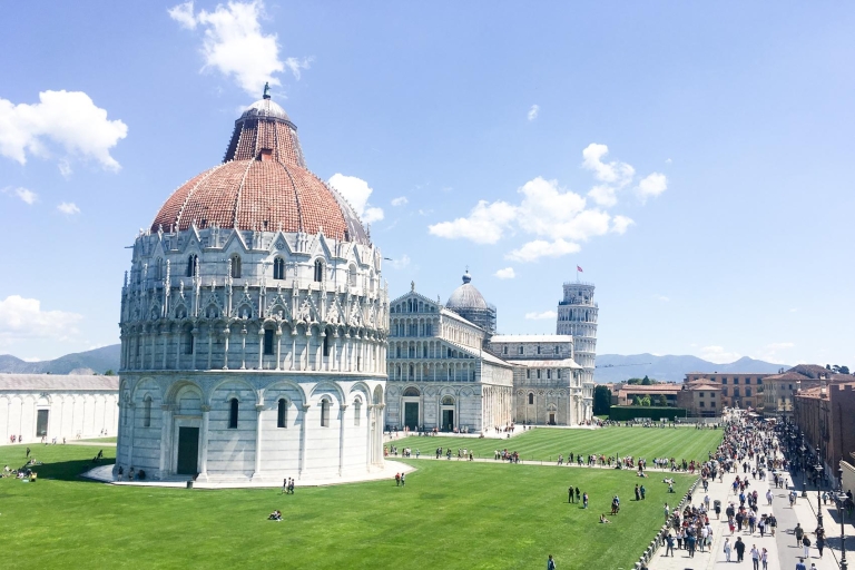 Pisa: Kathedrale Führung, Weinverkostung Schiefer TurmTour auf Englisch mit Ticket für den Schiefen Turm