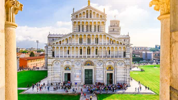 pisa cathedral guided tour wine tasting + leaning tower