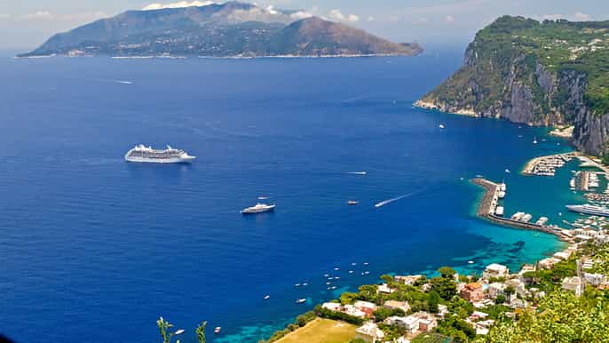 salerno a capri excursión en barco privado